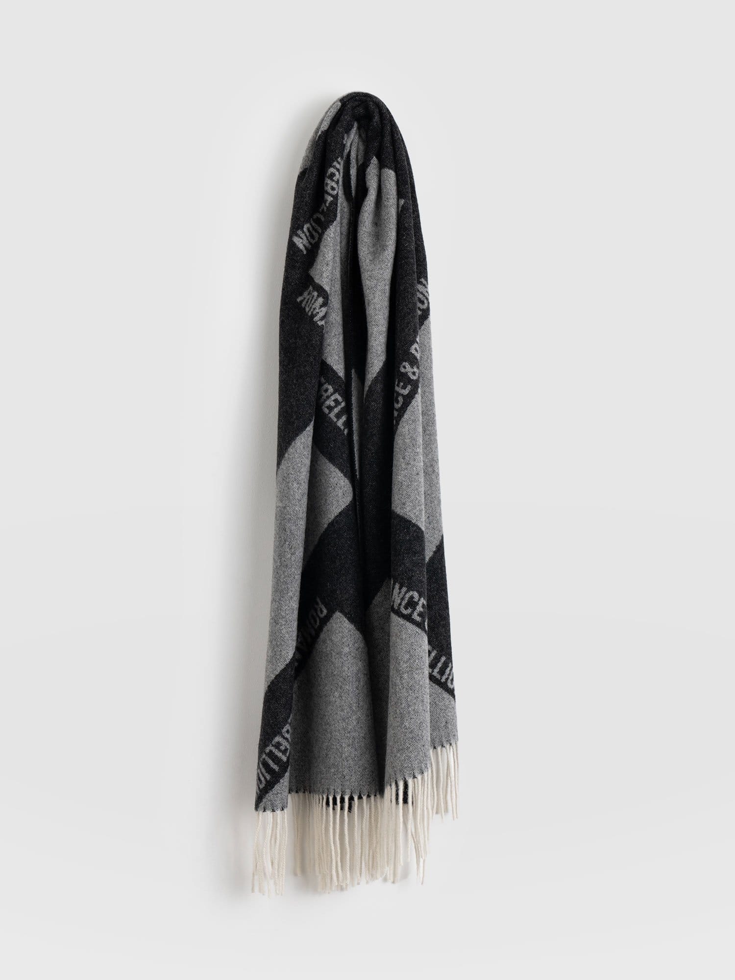 Romance & Rebellion Scarf - Black & White